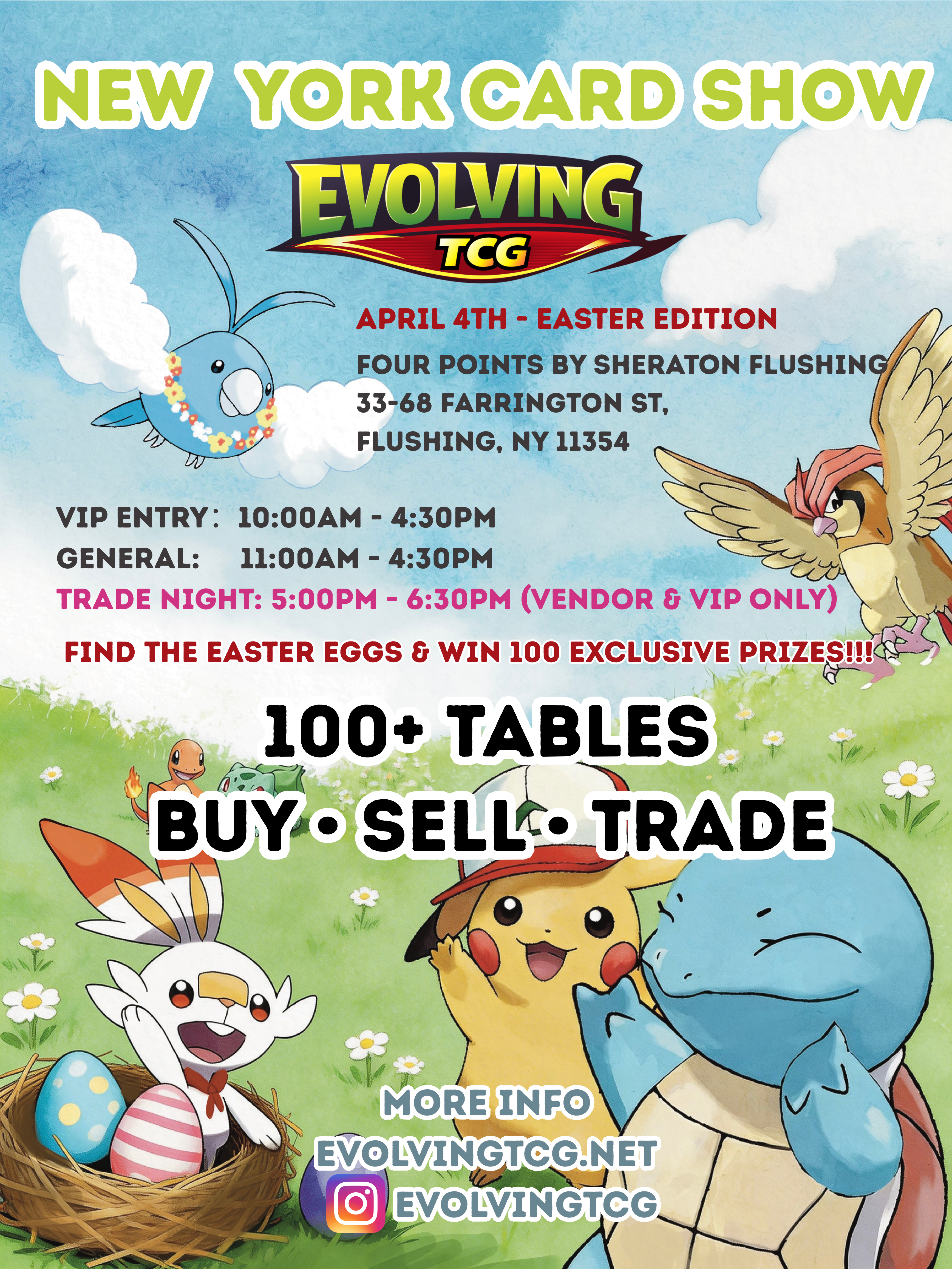 Evolving TCG — New York Card Show April 4 Easter Edition